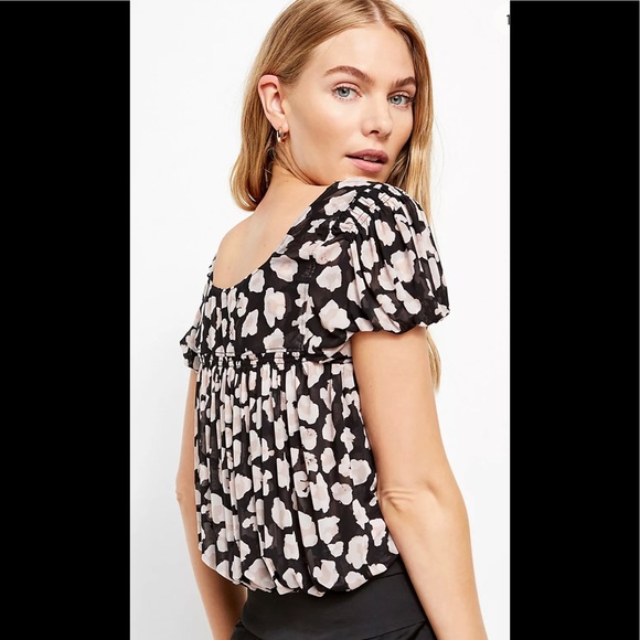 Free People Megs cropped blouse - Picture 2 of 8